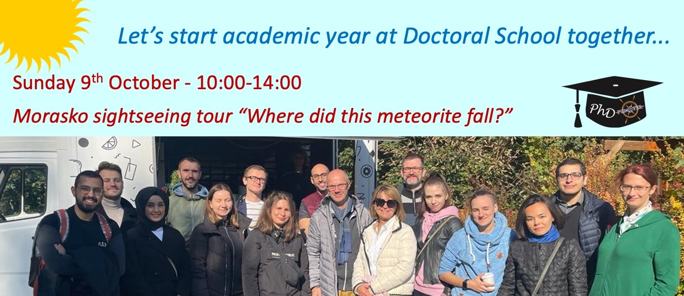 Let’s start academic year at Doctoral School together...
